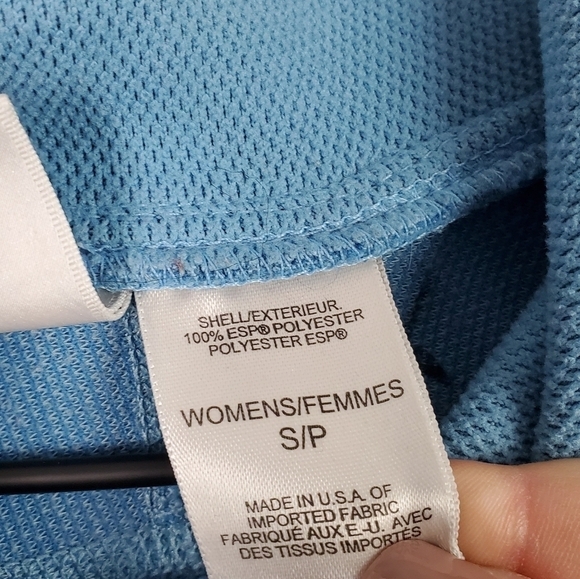 The North Face Blue Quarter Zip Pullover Women Small - Picture 3 of 5